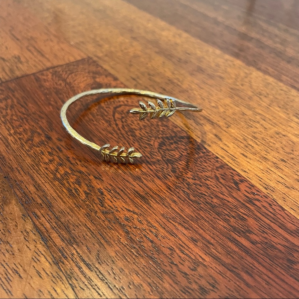Gorjana Olympia Olive Leaf Cuff Bracelet